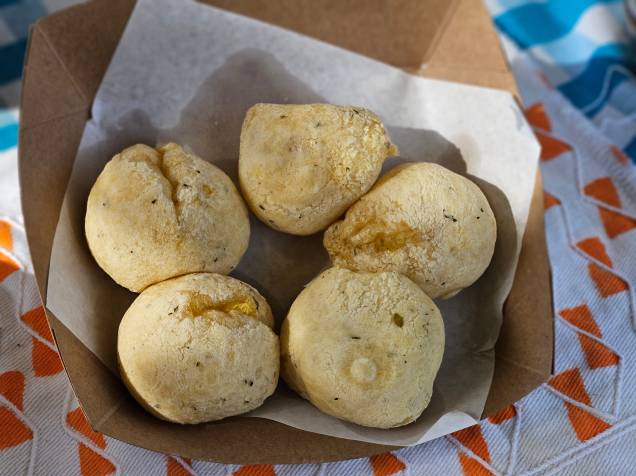 Pão de queijo vegetal: outra estrela da feira Pão de queijo vegetal: outra estrela da feira