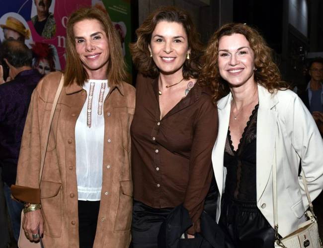 Helena Fernandes, Jeane Terra e Adriana Garambone