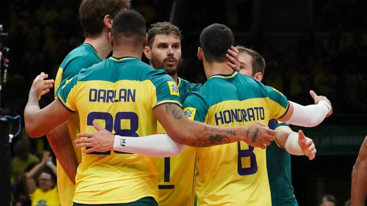 A Seleção Brasileira de Vôlei masculino joga entre 11 e 15 de junho
