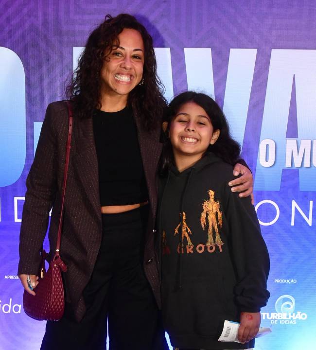 Evelyn Castro com o filho Juan