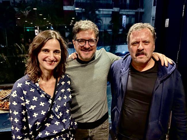 Kika Kalache, Guilherme Piva e Victor Garcia Peralta