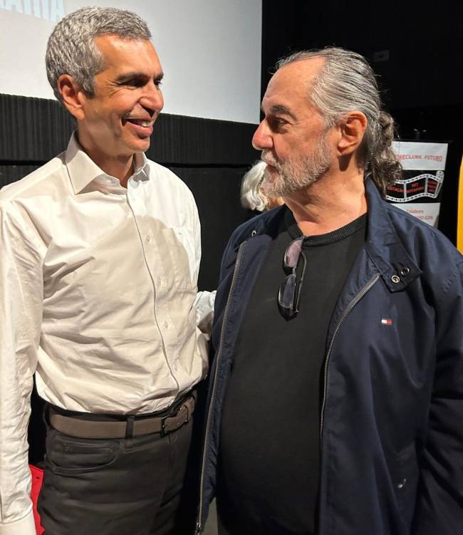 Henrique João Pinheiro e o ambientalista Jean Marc von Der Weid