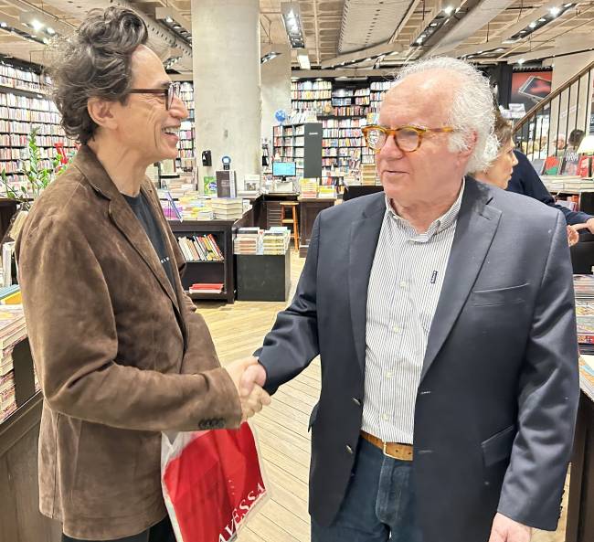 Eucanaã Ferraz e Joaquim Falcão