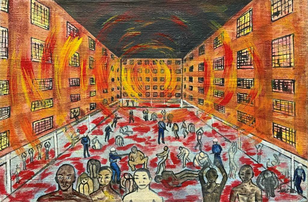 Sobrevivente do massacre do Carandiru, Luiz Paulino exibe 25 pinturas