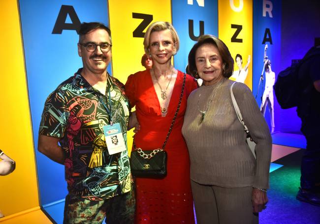 Marcelo Jackow, Fabiana e Lucinha Araujo