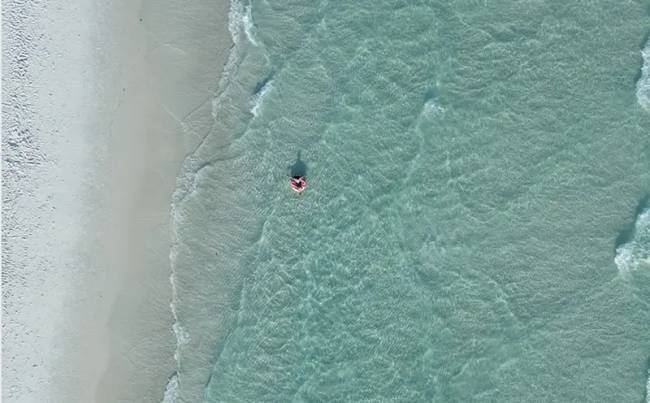 as praias de south Walton, na costa esmeralda da florida