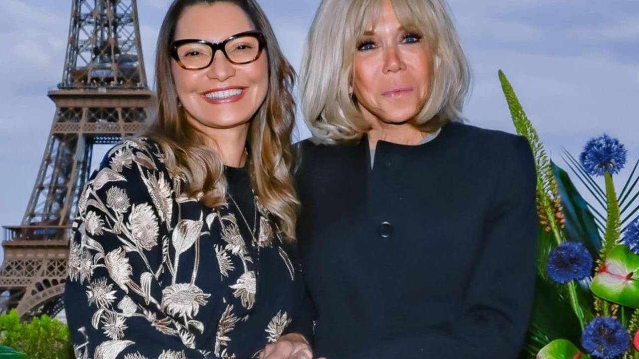Janja e Brigitte Macron