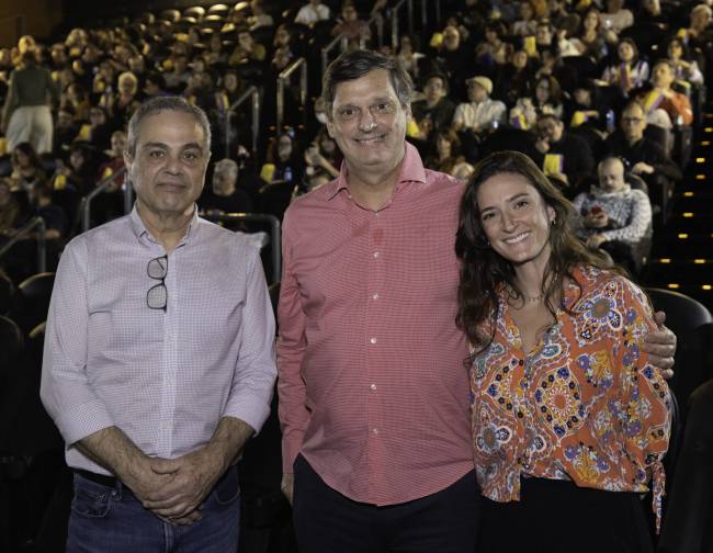 André Sturm, Marcos Barros e Juliana Brito