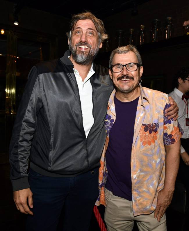 _DSC7119 Os atores Luiz Machado e Edmilson Barros - ELZA - JUNHO 2025 - CG