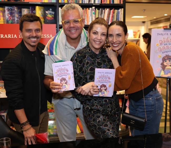 Gustavo Reiz, Marcus Montenegro, Thalita Rebouças e Manuela Duarte