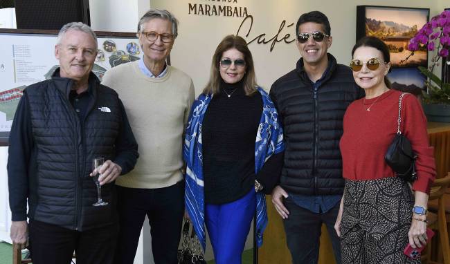 Ricardo Mayer, Rogerio Serra, Eliana Pazzini Leonardo Pazzini e Patricia Mayer