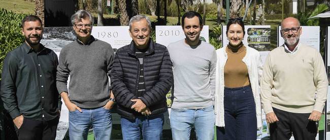 Thiago Mayworm, Marcelo Oliveira, Flavio Milone, Rafael Milone, Fernanda Lo Bianco e Robson Hammes