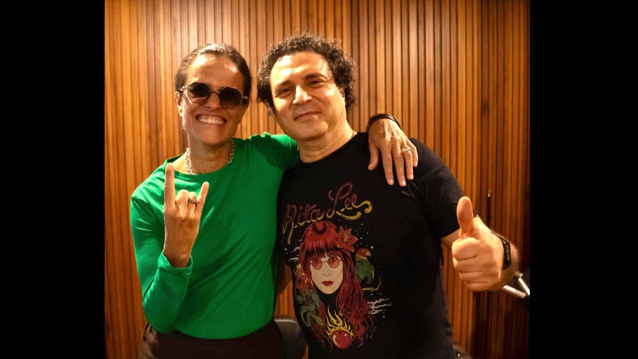 Zélia Duncan e Frejat, parceiros no samba-enredo para Mocidade