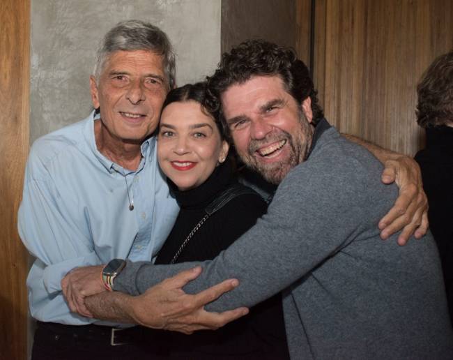 Bob Cardim com Linox e Marcia Martins