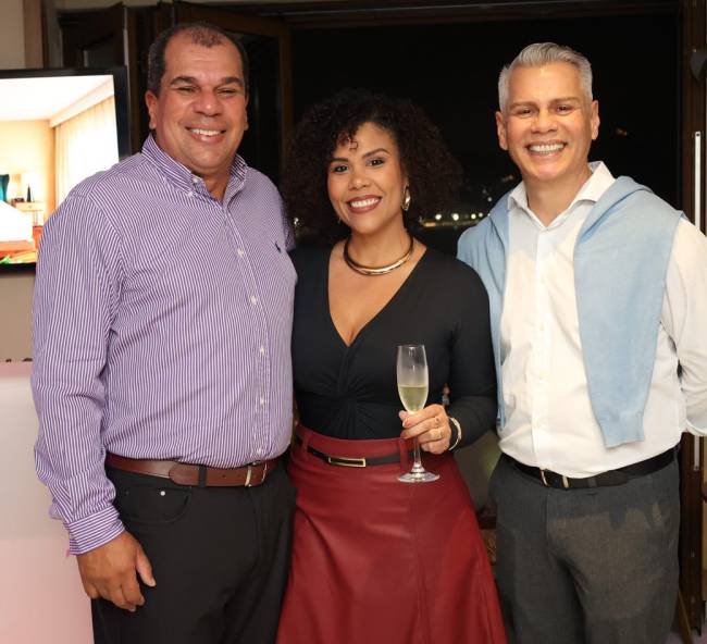 Coronel Roberto, Joana Baltar e Edmar Figueiredo