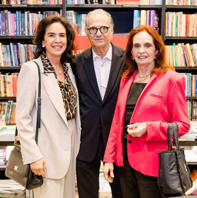 Joy Garrido, João Mansur e Sueli Stambowsky