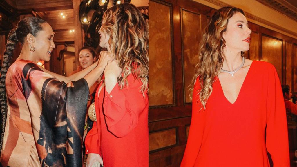 Paolla Oliveira mostra bastidores das cenas de Vale Tudo no Theatro Municipal