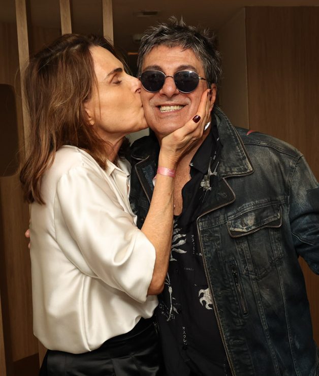 Sílvia Pfeifer e Evandro Mesquita