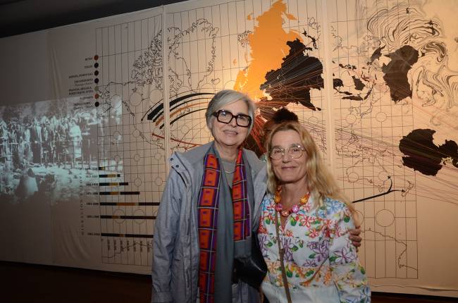 Beth Jobim e Gabriel Machado