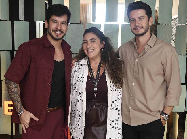 Carlos Carvalho Haline Oliveira e Caio Carvalho