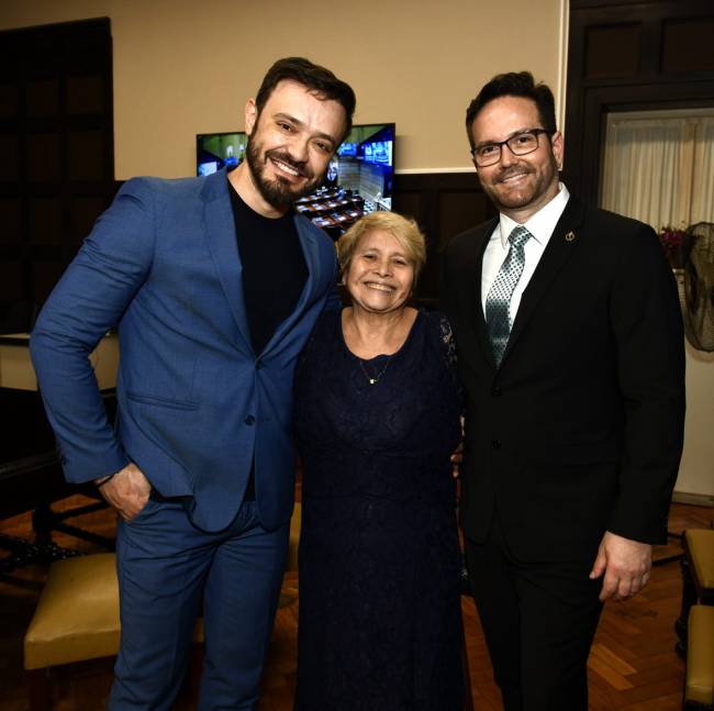 DSC1528 Jairo Casali , Sanaé Maia e André Maranhão - VOLNEY PITOMBO - MEDALHA PEDRO ERNESTO - SET 2025 - CG