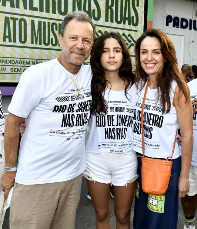 Vick Muniz, Mina Rosa e Malu Barretto
