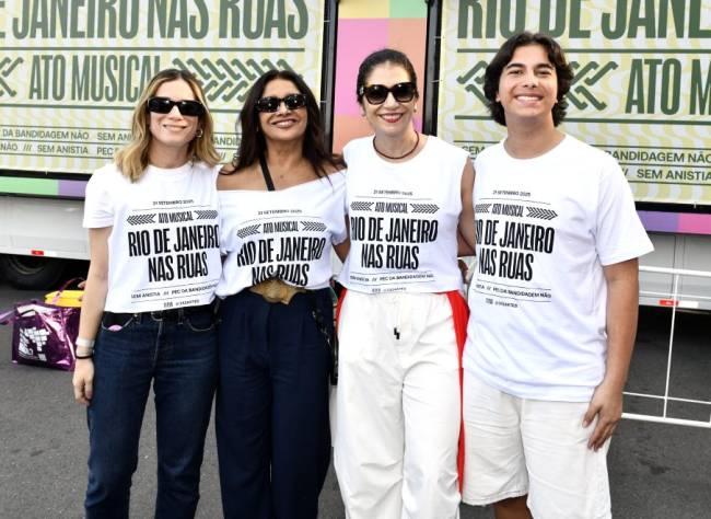_DSC1947 Marianna Brennand , Dira Paes , Eliane Ferreira e Inácio Paes Baião - ATO MUSICAL - RIO DE JANEIRO - SET 2025 - CG