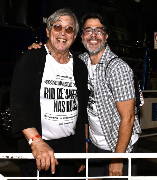 _DSC2404 Ivan Lins e seu filho Claudio Lins - ATO MUSICAL - RIO DE JANEIRO - SET 2025 - CG