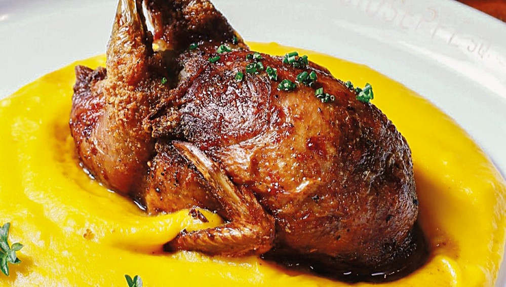 Giuseppe Square: codorna é receita histórica