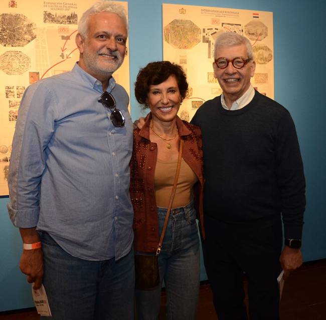 Gustavo Rebello, Maria Silvia e Marcos Caramuru