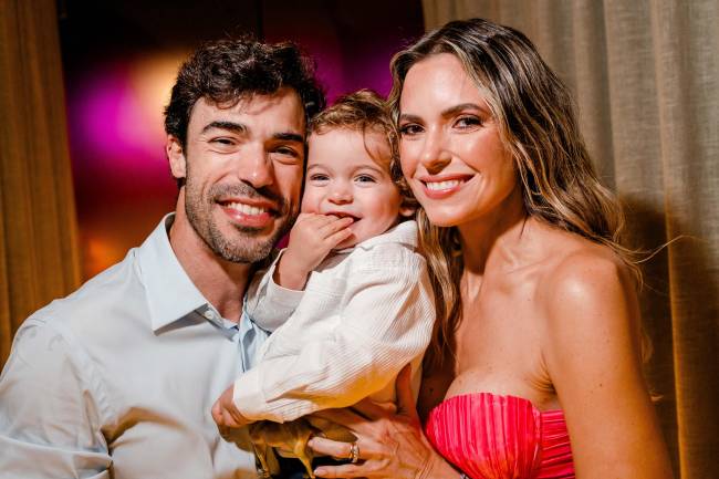 Fabrizio Godoy, José Inácio e Barbara Pittigliani