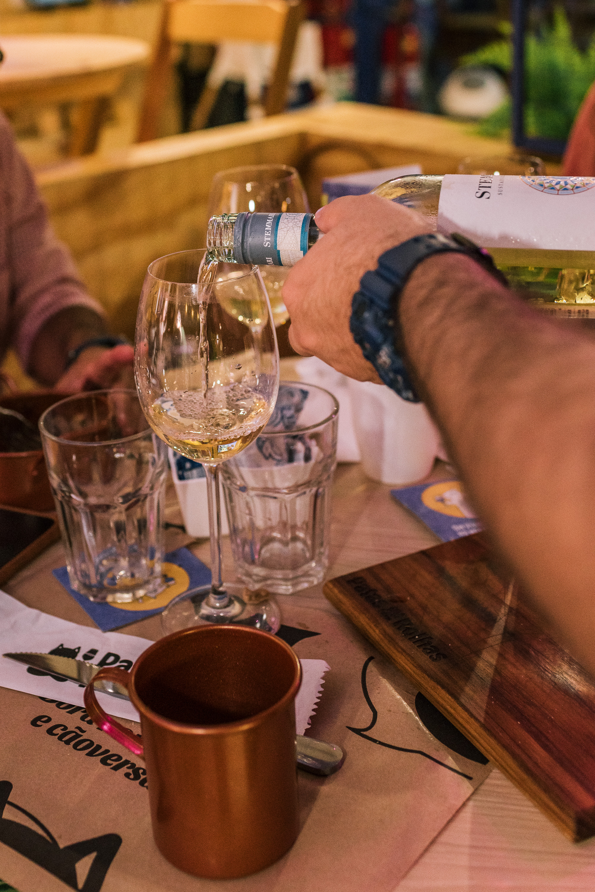 Evento de harmoniza&ccedil;&atilde;o e degusta&ccedil;&atilde;o no Patas e Rolhas