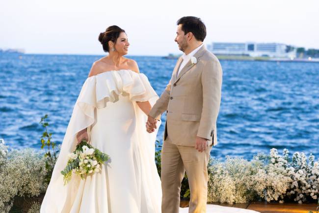 Vanessa e Rodrigo Maia