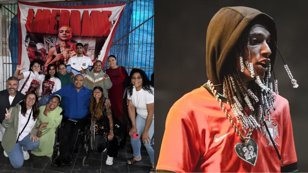 Noiva de Oruam monta vigília enquanto aguarda liberação do cantor