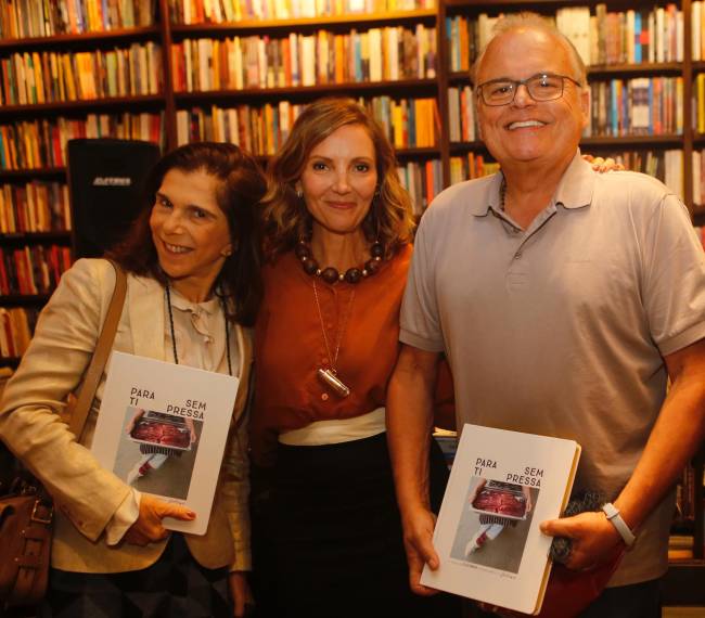 Bia Rique, Gisela Schmitt e Helcius Pitanguy