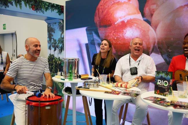 O samba que rolava no espaço Jardim Botânico