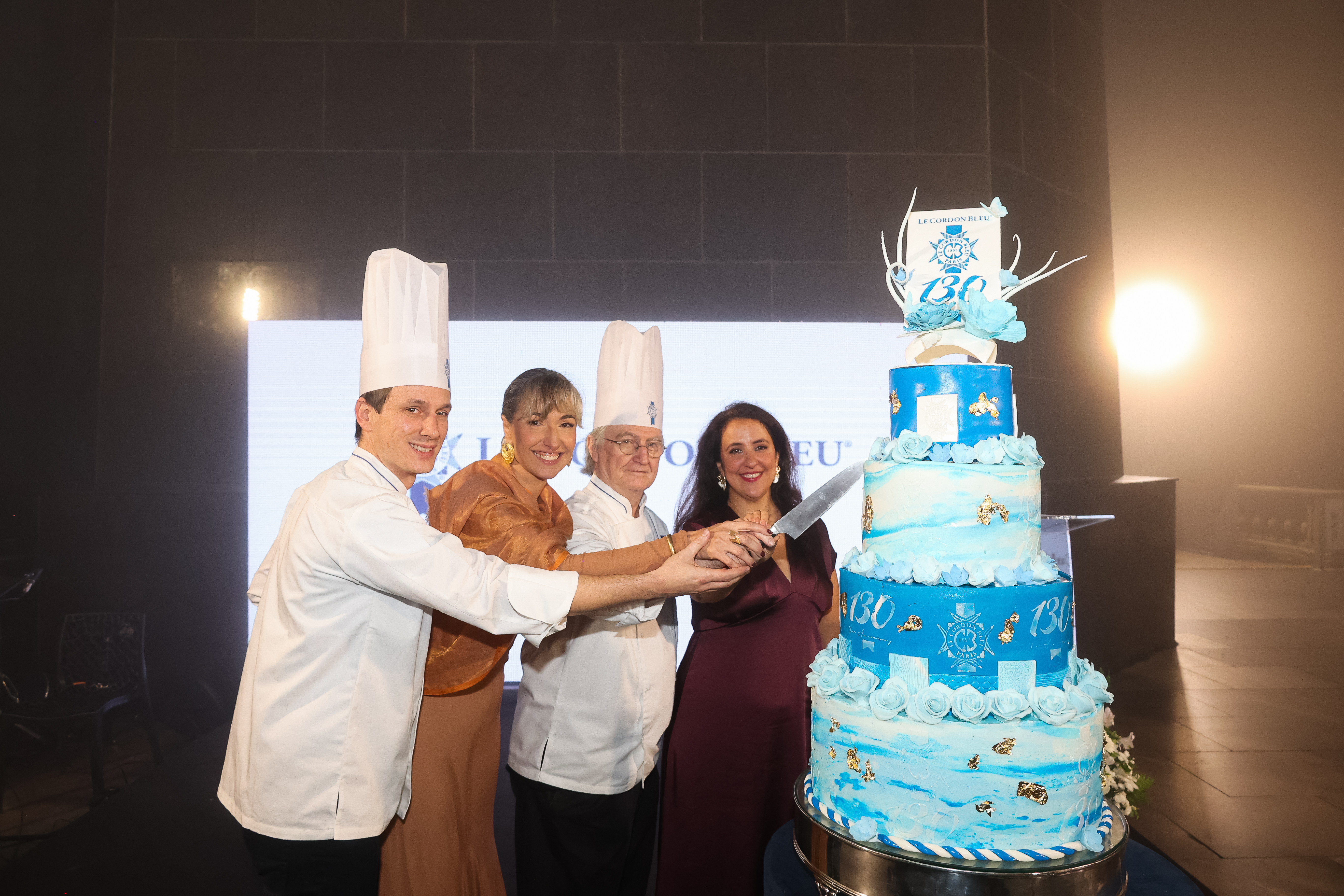 Celebra&ccedil;&atilde;o dos 130 anos da Le Cordon Bleu no Cristo Redentor