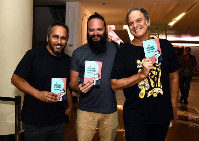 _DSC3940 Reginaldo Celestino , Marcus Vinicius de Morais e Aloisio de Abreu - Livro - 2 OU 3 COISAS QUE EU SEI DELAS - SET 2025 - CG