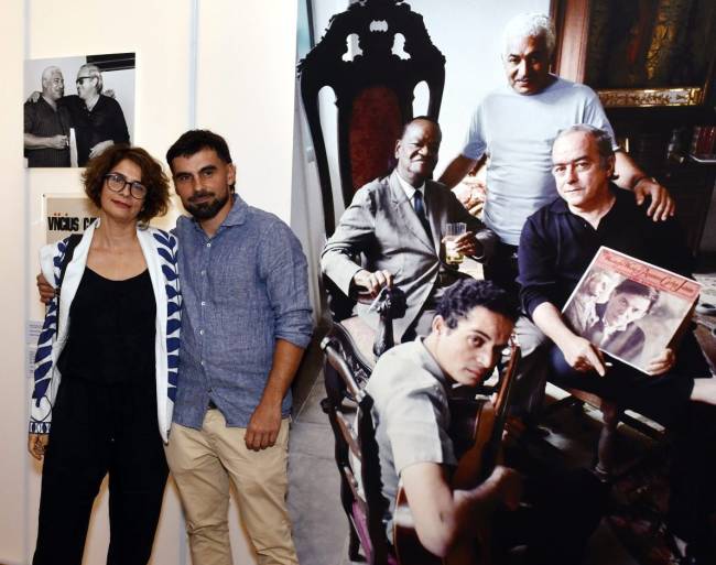 Os netos de Vinicius, Julia e Emilio de Moraes