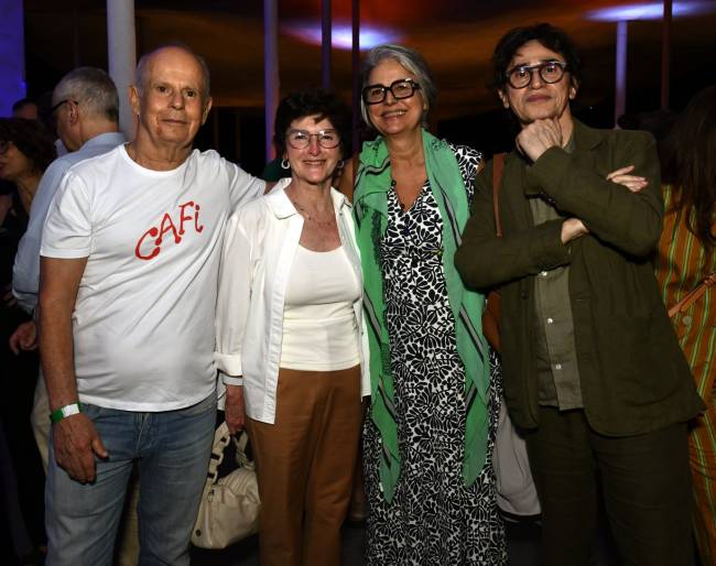 _DSC7114 Ronaldo Bastos , Georgiana de Moraes , Beth Jobim e Eucanaã Ferraz - Exposição VINICIUS DE MORAES - MAR - OUT 2025 - CG