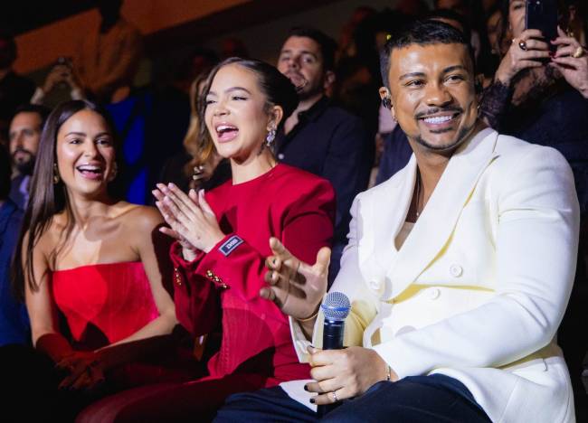 Giullia Buscaccio, Mel Maia e Xamã