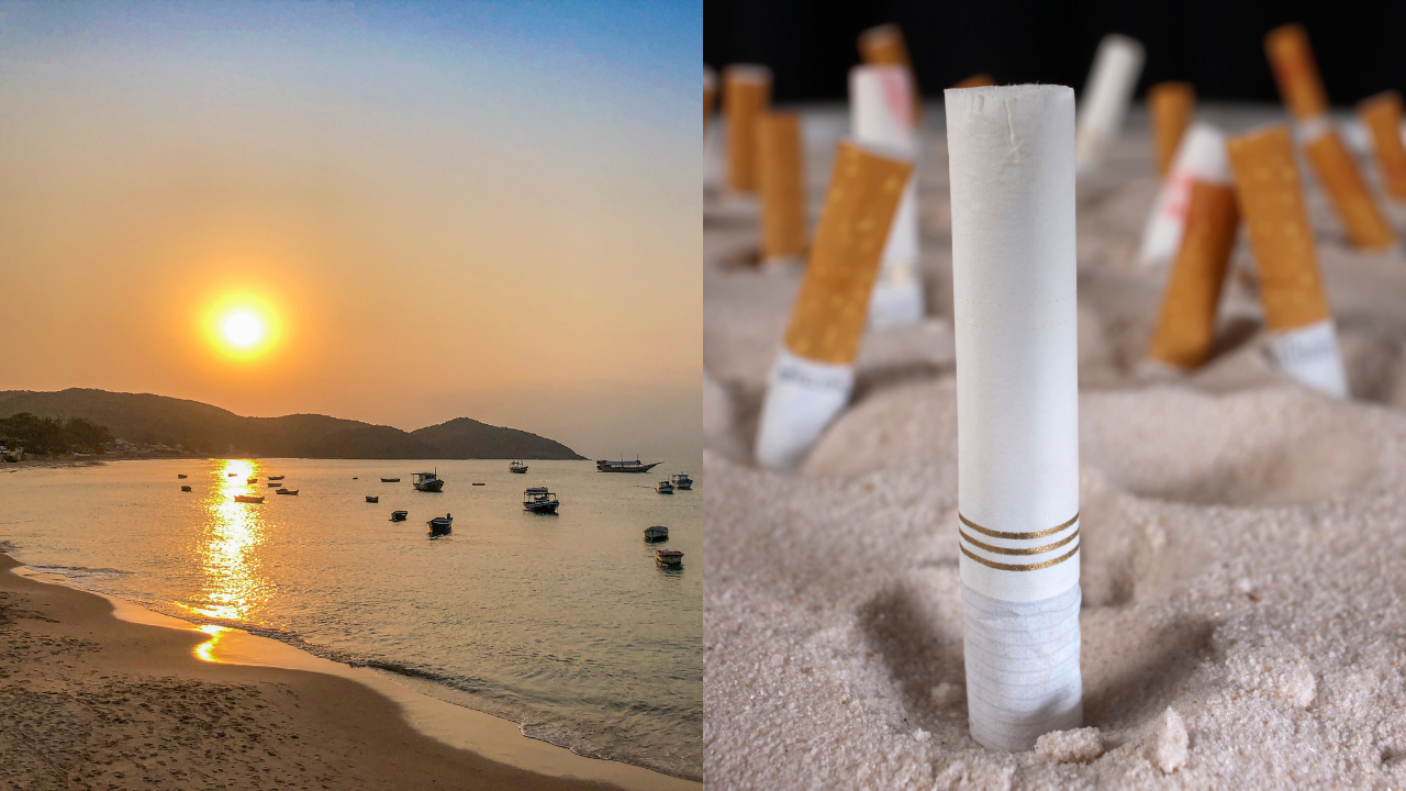 Maus hábitos: 4 500 itens entre cigarros, filtros e bitucas foram encontrados nas praias da Região dos Lagos nos últimos dois anos.
