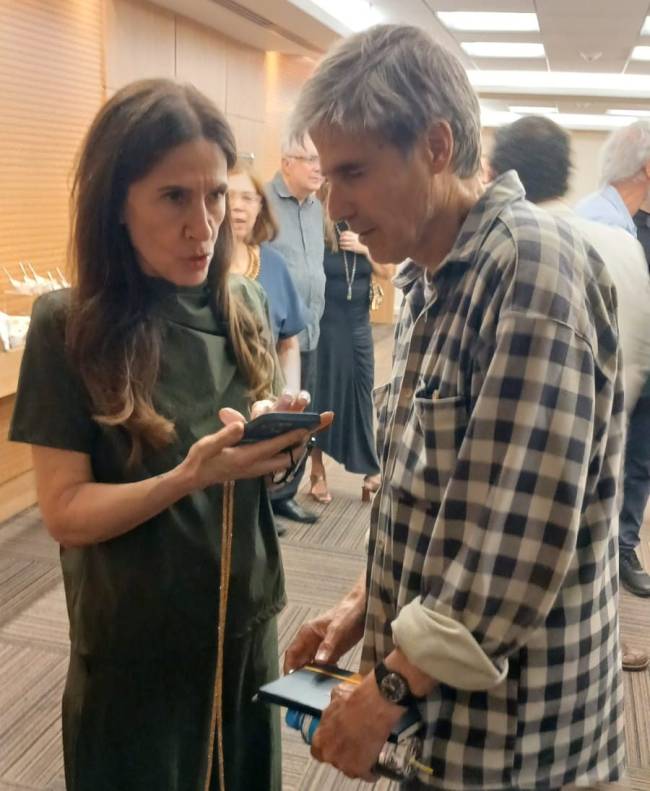 Flora Gil e Walter Salles Jr.