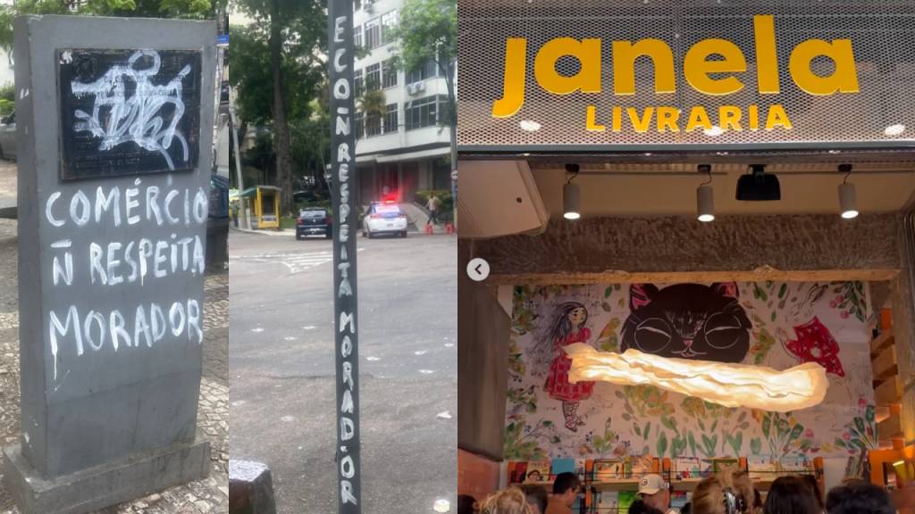 Praça do Choro, em Laranjeiras, é pichada após fim de semana de festejos