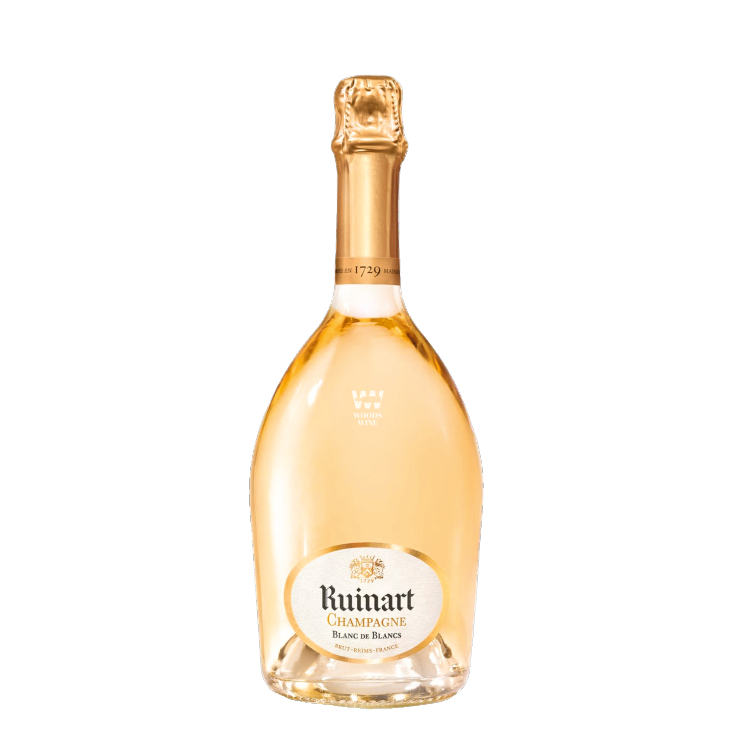 R$ 700,00 Ruinart Blanc de Blancs. Woods Wine, woodswine.com.br.
