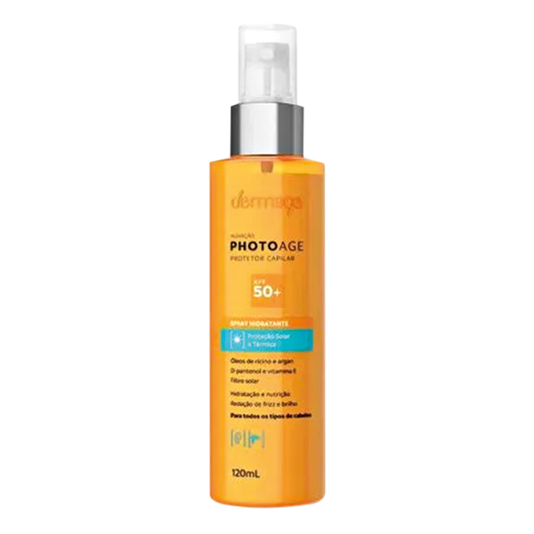 R$ 97,08 Spray para cabelos KPF 50+. Dermage, dermage.com.br.