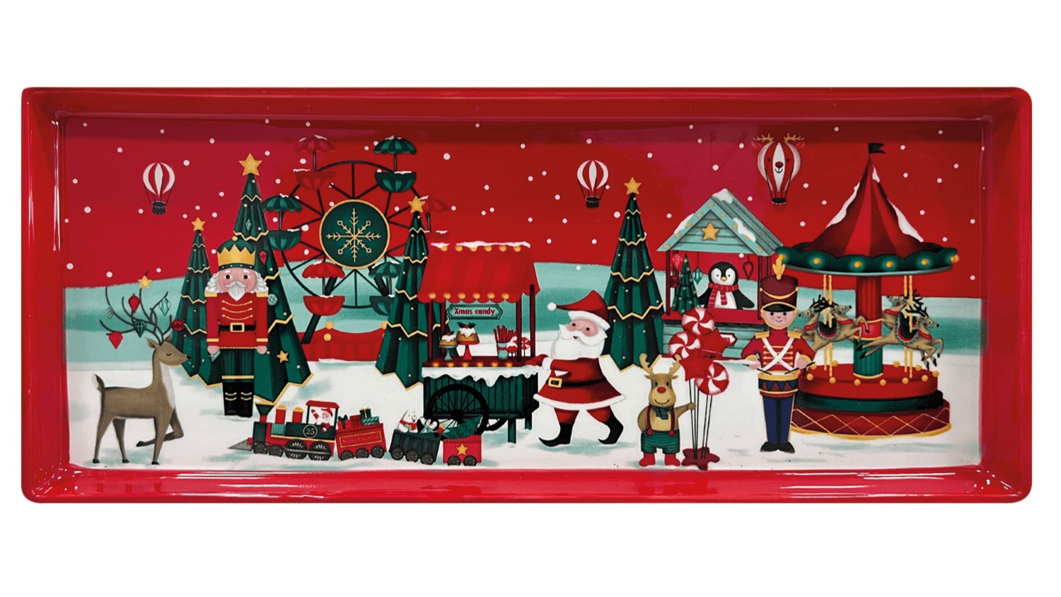 Bandeja de cerâmica. LCL Home, lclhome.com.br. (R$ 449,90)