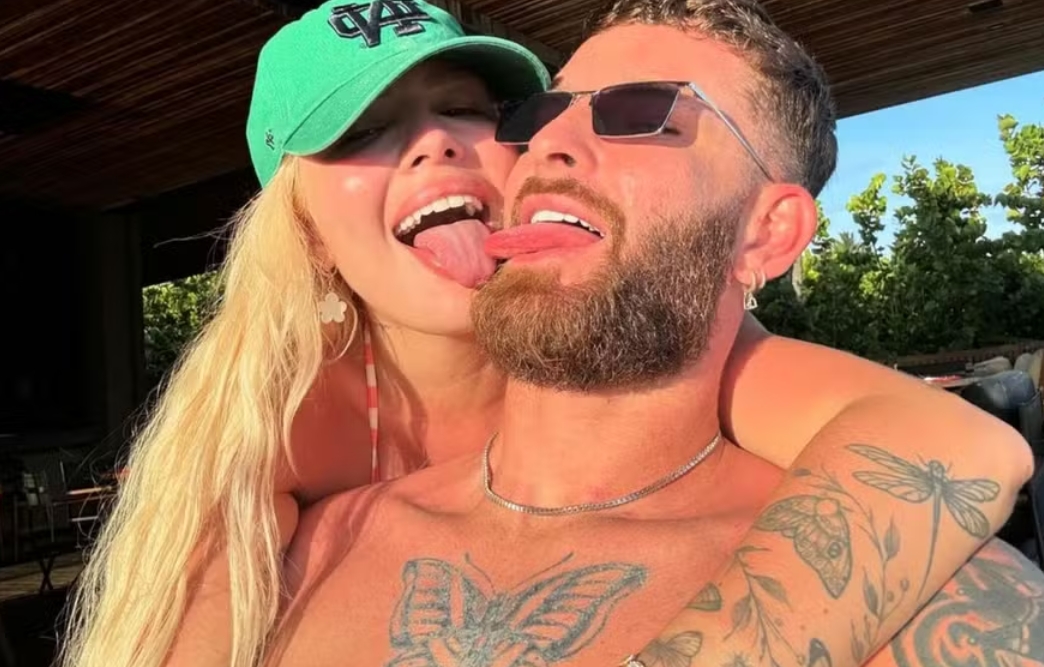 Karoline Lima e L&eacute;o Pereira