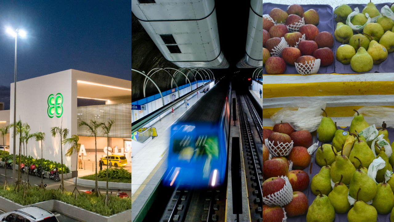 Funcionamento especial: operações de shoppings, transportes e mercados será alterada para os dias 24 e 25 de dezembro.
