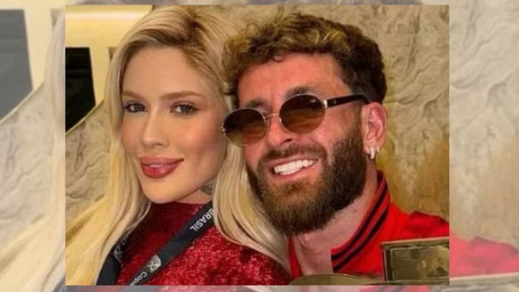 Voltaram? Léo Pereira se declara para Karoline Lima em festa do Flamengo